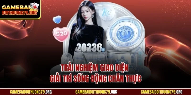 Trải nghiệm giao diện giải trí sống động chân thực